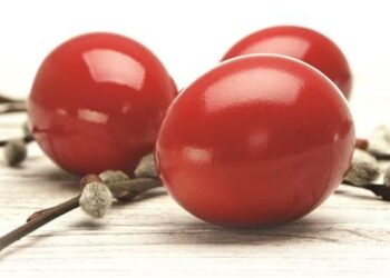 Το βάψιμο των κόκκινων αυγών